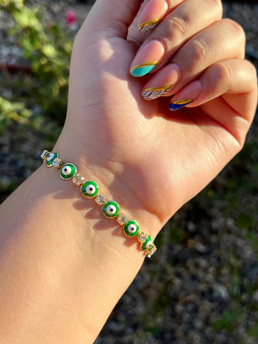 Mal De Ojo Bracelet (Green)